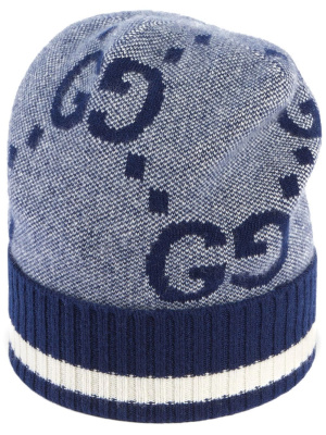 

GG pattern knitted beanie, Gucci GG pattern knitted beanie