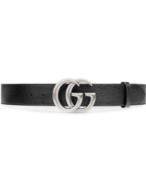 

GG-buckle leather belt, Gucci GG-buckle leather belt