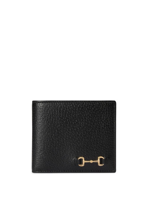 

Signature Horsebit-detail bi-fold wallet, Gucci Signature Horsebit-detail bi-fold wallet