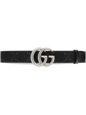 

GG Marmont embossed belt, Gucci GG Marmont embossed belt