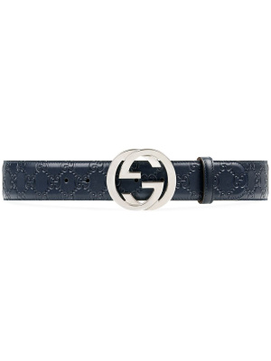 

Signature leather belt, Gucci Signature leather belt