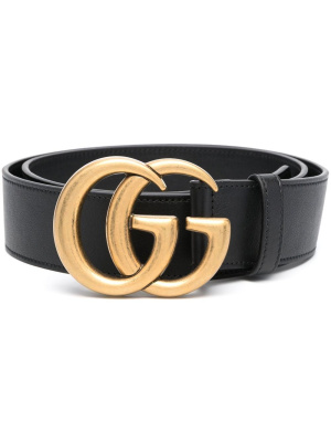 

Logo-plaque leather belt, Gucci Logo-plaque leather belt