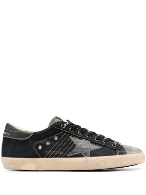 

Logo-patch leather sneakers, Golden Goose Logo-patch leather sneakers