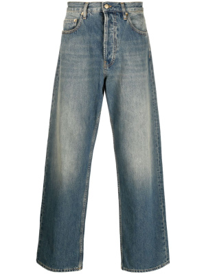 

Straight-leg washed-denim jeans, Golden Goose Straight-leg washed-denim jeans