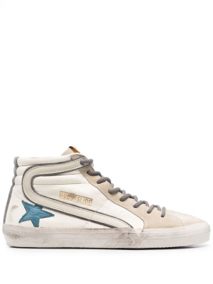 

Leather distressed high-top sneakers, Golden Goose Leather distressed high-top sneakers