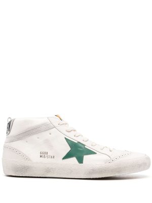 

Mid Star leather sneakers, Golden Goose Mid Star leather sneakers