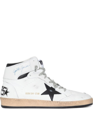 

Star-patch lace-up sneakers, Golden Goose Star-patch lace-up sneakers