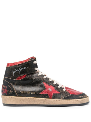 

Distressed high-top sneakers, Golden Goose Distressed high-top sneakers
