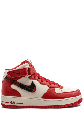 

Air Force 1 Mid '07 LX "Plaid Cream Red" sneakers, Nike Air Force 1 Mid '07 LX "Plaid Cream Red" sneakers