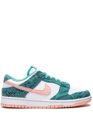 

Dunk Low Snakeskin "Washed Teal/Bleached Coral" sneakers, Nike Dunk Low Snakeskin "Washed Teal/Bleached Coral" sneakers