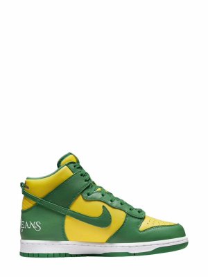 

X Supreme SB Dunk High "By Any Means - Green/Yellow" sneakers, Nike X Supreme SB Dunk High "By Any Means - Green/Yellow" sneakers