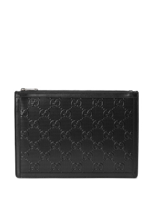 

GG embossed pouch, Gucci GG embossed pouch