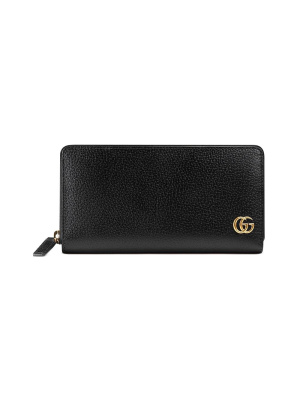 

GG Marmont leather zip around wallet, Gucci GG Marmont leather zip around wallet
