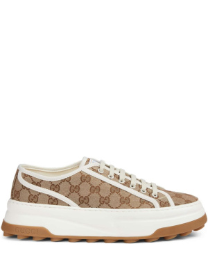 

GG-canvas lace-up sneakers, Gucci GG-canvas lace-up sneakers