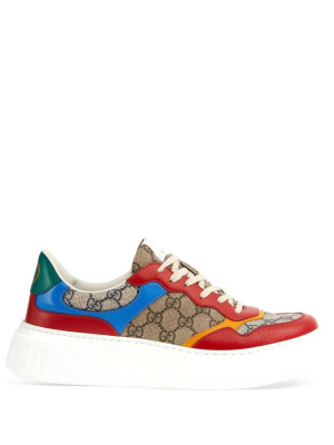 

GG panelled lace-up sneakers, Gucci GG panelled lace-up sneakers