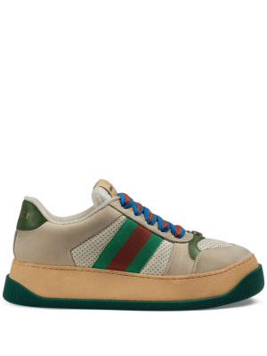 

Screener low-top leather sneakers, Gucci Screener low-top leather sneakers