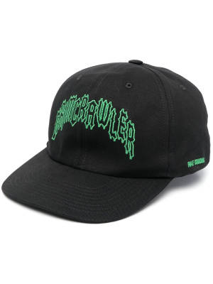 

'Grim Crawler' embroidered cap, Raf Simons 'Grim Crawler' embroidered cap