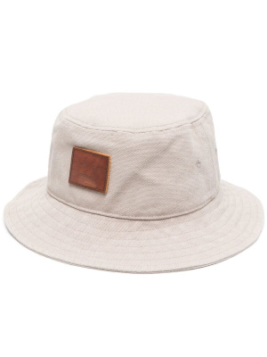 

Logo-patch cotton bucket hat, Acne Studios Logo-patch cotton bucket hat