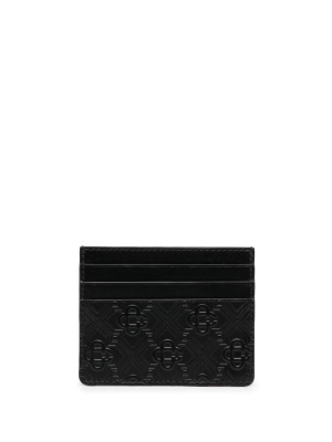 

Logo-embossed leather cardholder, Casablanca Logo-embossed leather cardholder