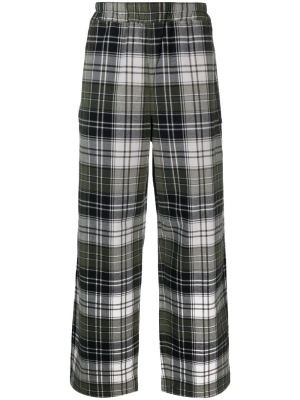 

Plaid-check wide-leg trousers, Acne Studios Plaid-check wide-leg trousers