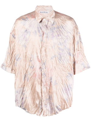 

Floral-print crinkled shirt, Acne Studios Floral-print crinkled shirt