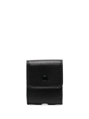 

Pebbled-texture press-stud wallet, Maison Margiela Pebbled-texture press-stud wallet