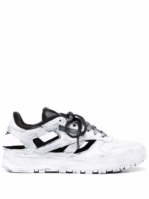 

Cut out-detail lace-up sneakers, Maison Margiela Cut out-detail lace-up sneakers