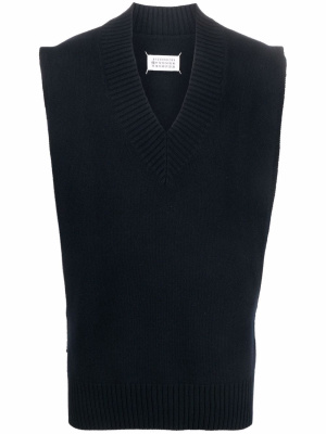 

V-neck knit stole, Maison Margiela V-neck knit stole