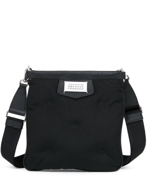 

Logo-patch shoulder bag, Maison Margiela Logo-patch shoulder bag