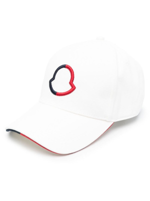 

Embossed-logo cotton cap, Moncler Embossed-logo cotton cap