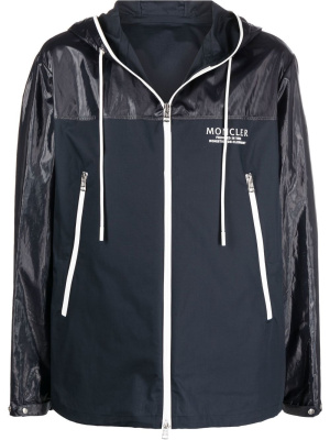 

Logo print zipped hoodie, Moncler Logo print zipped hoodie