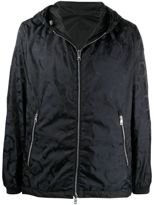 

Logo-print zip-up lightweight jacket, Moncler Logo-print zip-up lightweight jacket