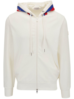 

Stripe-detail hooded jacket, Moncler Stripe-detail hooded jacket