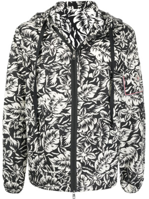 

Graphic-print hooded jacket, Moncler Graphic-print hooded jacket