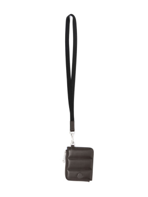 

Logo-patch panelled leather wallet, Moncler Logo-patch panelled leather wallet