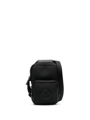 

Logo-patch zipped messenger bag, Moncler Logo-patch zipped messenger bag