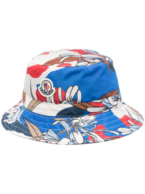 

Floral-print cotton bucket hat, Moncler Floral-print cotton bucket hat