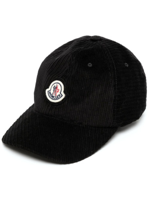 

Logo-patch corduroy cap, Moncler Logo-patch corduroy cap