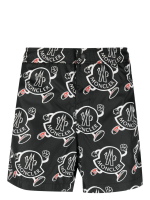 

Logo-print swimming shorts, Moncler Logo-print swimming shorts