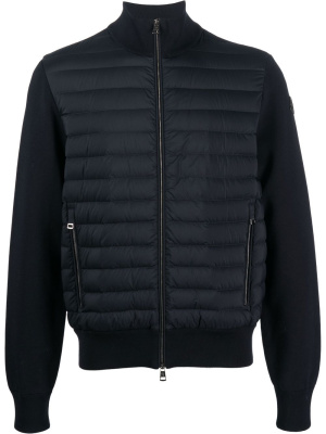 

Padded contrast-sleeve jacket, Moncler Padded contrast-sleeve jacket
