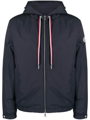 

Logo-patch hooded jacket, Moncler Logo-patch hooded jacket