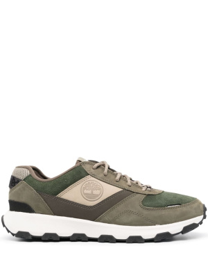 

Panelled suede low-top sneakers, Timberland Panelled suede low-top sneakers
