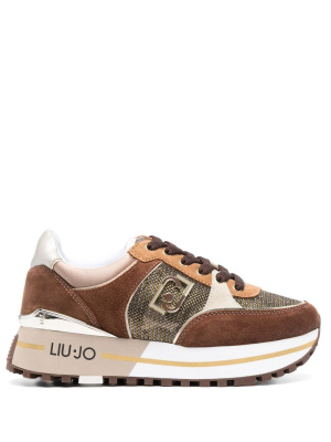 

Logo-plaque panelled sneakers, LIU JO Logo-plaque panelled sneakers