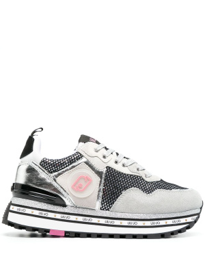 

Glitter mesh-detail sneakers, LIU JO Glitter mesh-detail sneakers