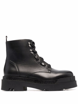 

Calf leather lace-up boots, LIU JO Calf leather lace-up boots