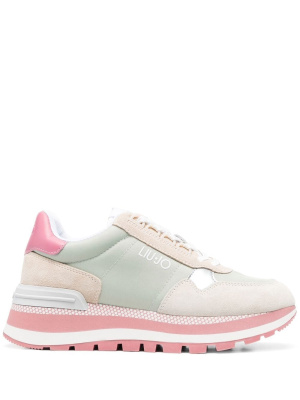 

45mm panelled lace-up sneakers, LIU JO 45mm panelled lace-up sneakers
