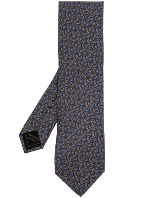 

Diamond-jacquard silk tie, Brioni Diamond-jacquard silk tie