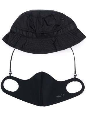

Mask-detail bucket hat, Juun.J Mask-detail bucket hat