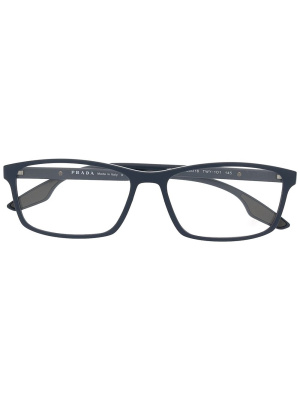 

Linea Rossa rectangle-frame glasses, Prada Eyewear Linea Rossa rectangle-frame glasses