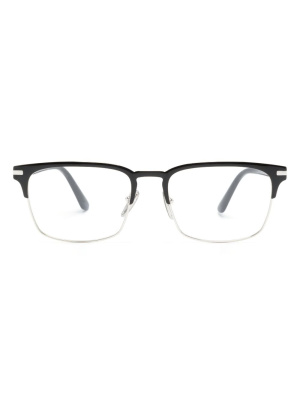 

Square-frame logo-embellished glasses, Prada Eyewear Square-frame logo-embellished glasses